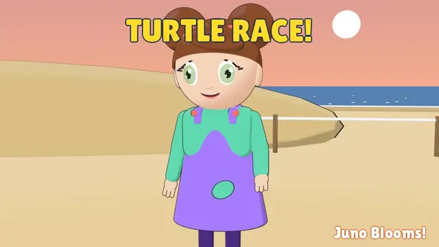 Baby Sea Turtles Follow the Moon! Turtle Cartoon thumbnail
