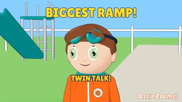 We Built the BIGGEST Ramp! Monster Truck Cartoon thumbnail
