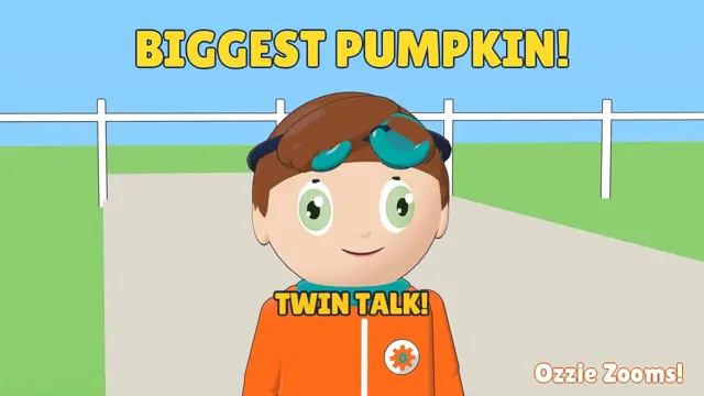 Twins' BIGGEST Pumpkin Build-Off! Halloween Cartoon thumbnail